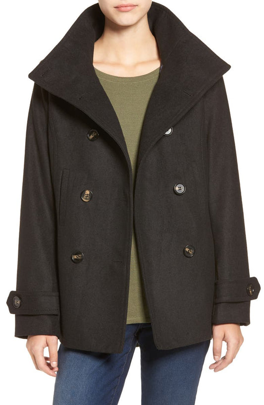 Double Breasted Peacoat