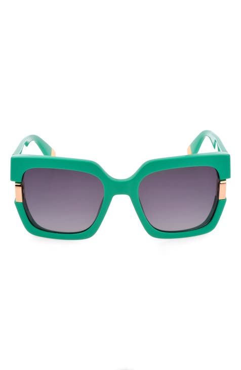 Gafas de sol cuadradas degradadas de 54 mm