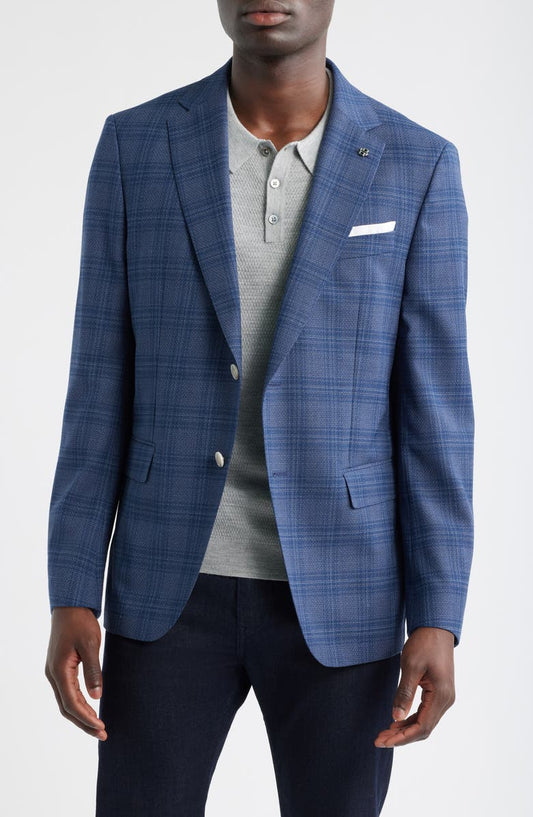 Hutson Slim Fit Plaid Sport Coat
