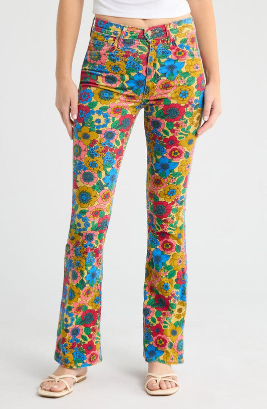 High Waist Weekend Skimp Flare Leg Jeans