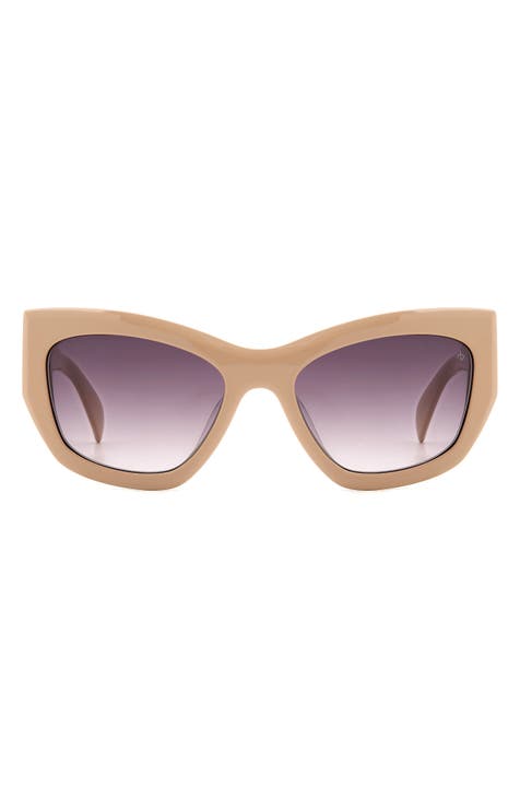 Gafas de sol de ojo de gato degradado de 56 mm