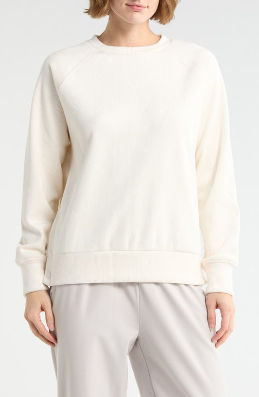 Sophie Dreamy Ribbed Velour Sweatshirt
