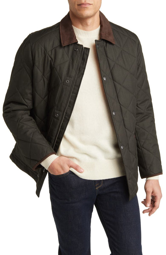 Erikson Water Resistant Quilted Riding Jacket