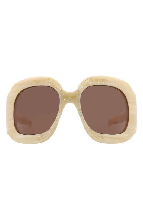 Gafas de sol cuadradas oversize de edición especial de 60 mm