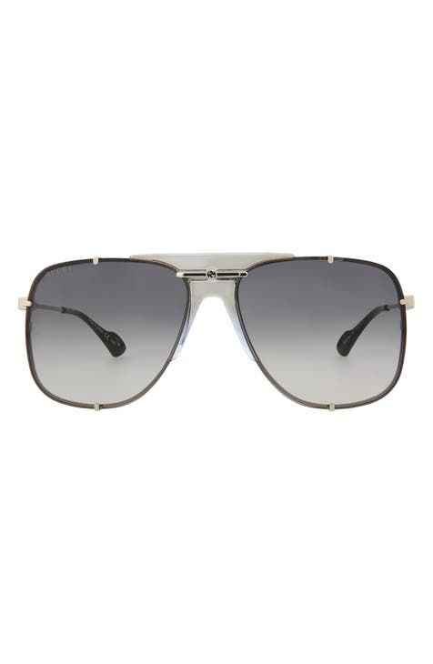 Novedad Gafas de sol de aviador oversize de 63 mm