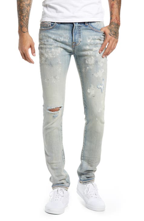 Jeans superpitillo Punk Destroyed Paint Splatter (Viaje)