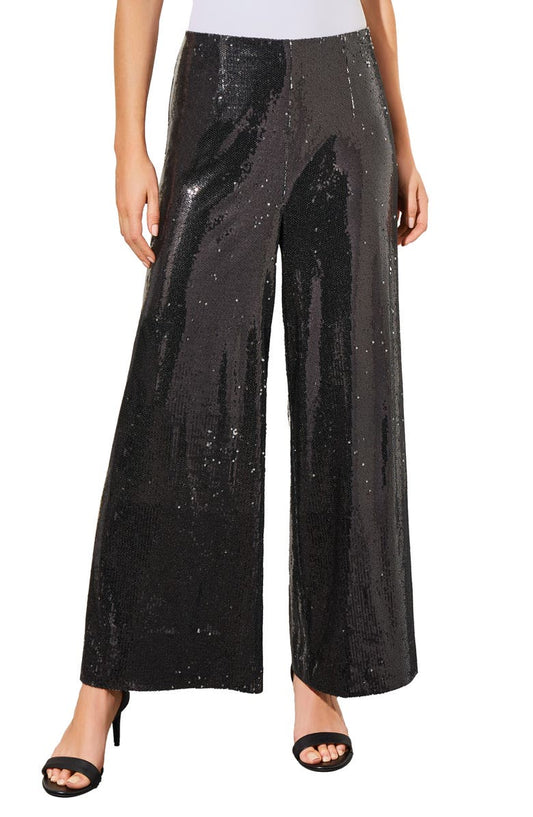 Novelty Sequin Wide Leg Pants