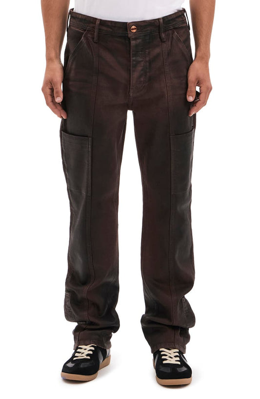 Coated Straight Leg Carpenter Jeans (Boschetto Coated)