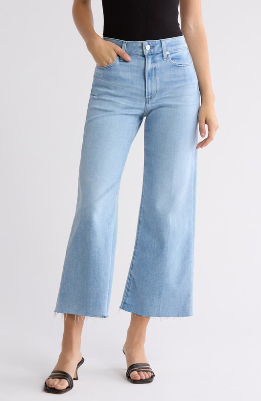 Anessa Raw Hem Wide Leg Jeans