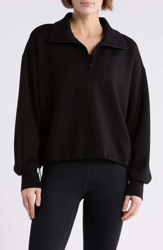 Whisper Knit Half Zip Sweatshirt
