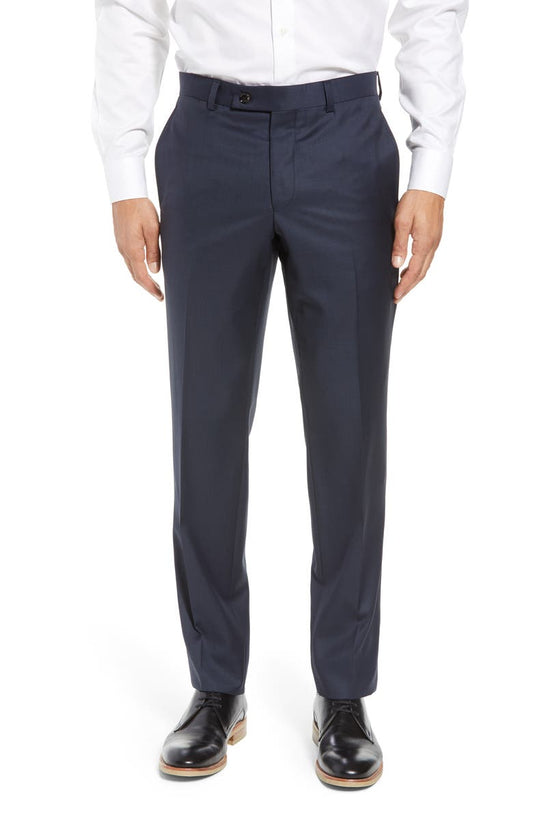 Jefferson Flat Front Wool Dress Pants