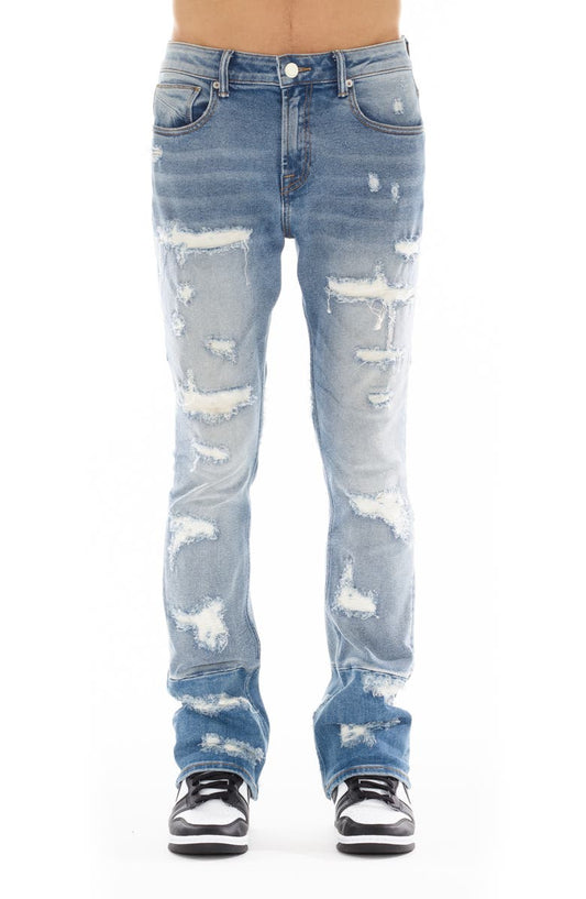 Mars Ripped Bootcut Jeans (Scars)