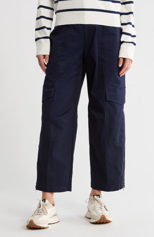 Stretch Cotton Twill Cargo Pants