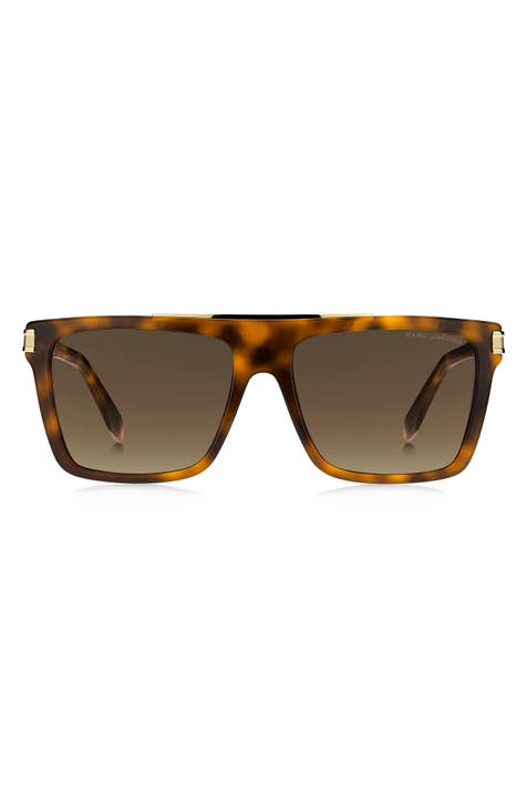 Gafas de sol rectangulares de 58 mm