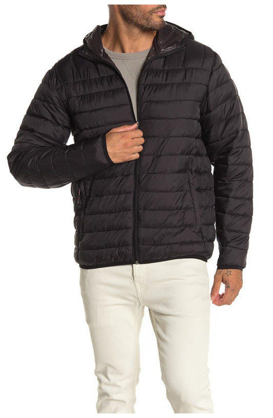 PrimaLoft Hooded Packable Quilted Jacket