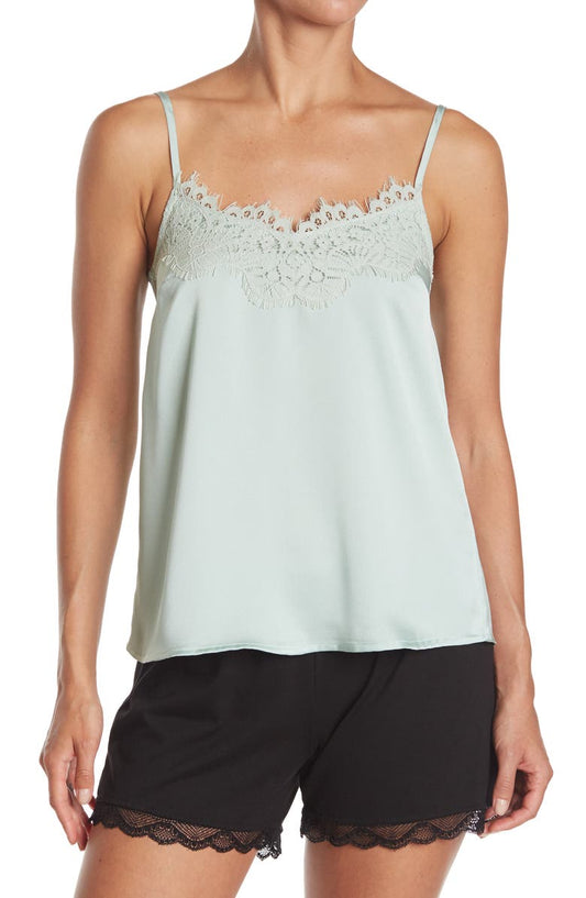 Woven Lace Trim Cami