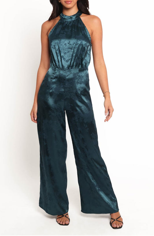 Shellbie Halter Wide Leg Jumpsuit