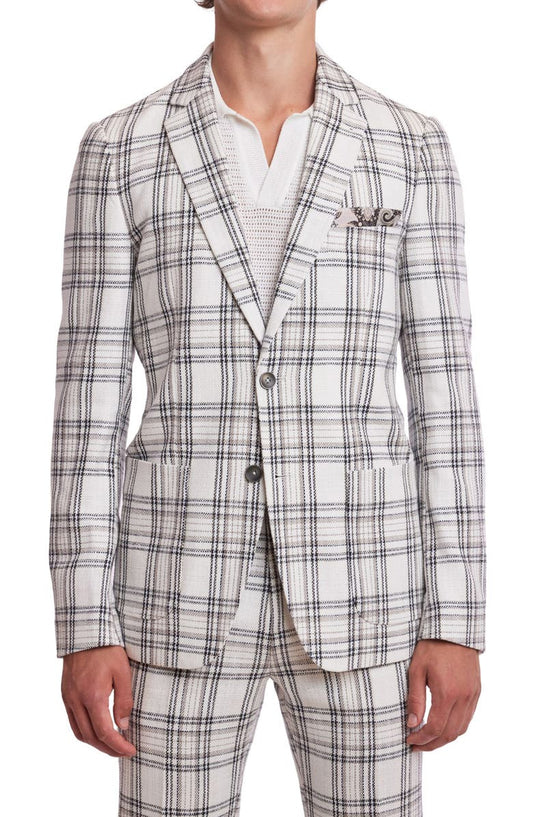 Dover Slim Fit Plaid Sport Coat