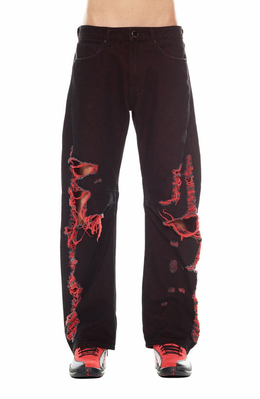 Evolve Distressed Baggy Fit Jeans