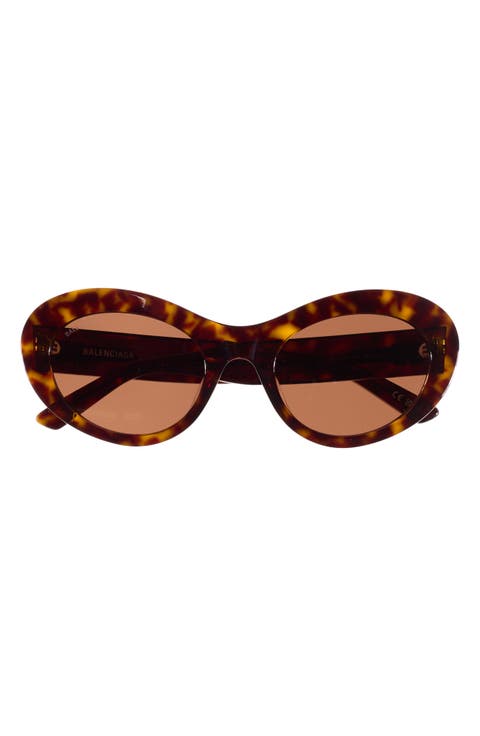 55mm Oval Sunglasses
