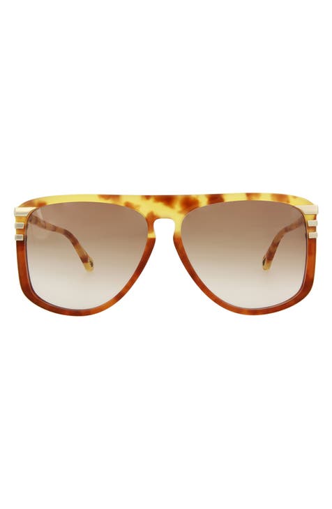 Gafas de sol de aviador Fashion 62mm Oversize