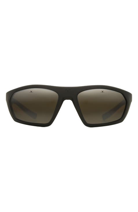 Gafas de sol rectangulares negras Air de 55 mm