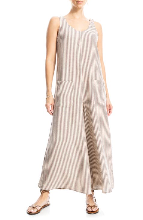 Mono teñido de hilo sin mangas