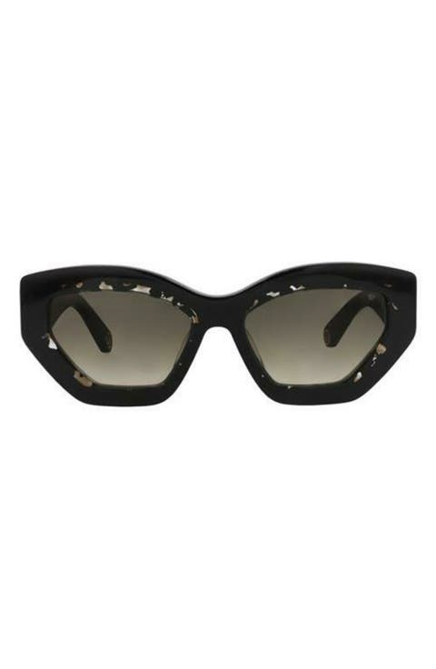 55mm Cat Eye Sunglasses
