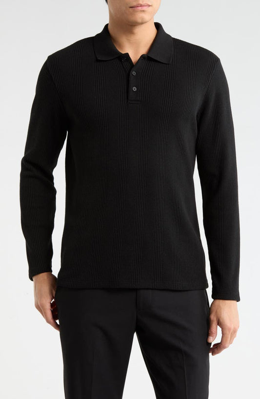 Variegated Waffle Stitch Polo