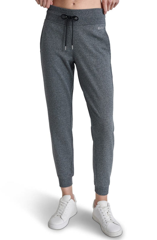 Rhinestone Logo Cuffed Fleece Joggers