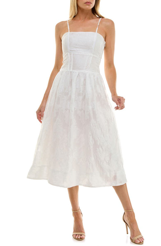 Jacquard Midi Sundress
