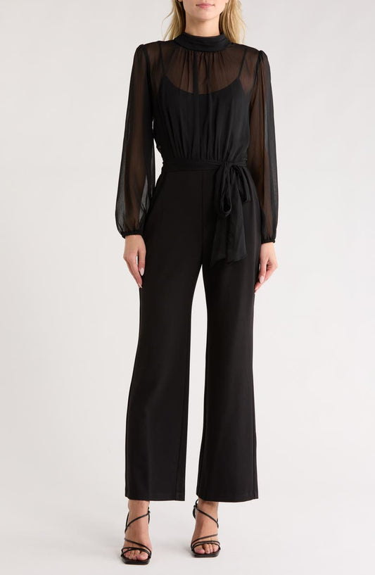 Tie Neck Jumpsuit