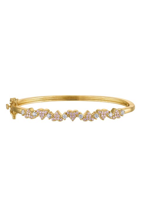 Kids' Cubic Zirconia Heart Bracelet