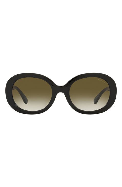 Gafas de sol ovaladas degradadas de 52 mm