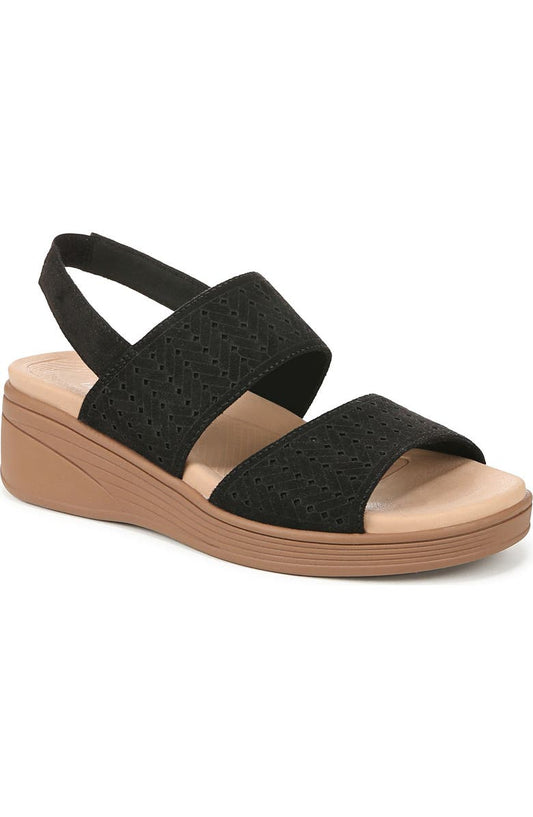 Festive Slingback Platform Wedge Sandal - Wide Width Available (Women)