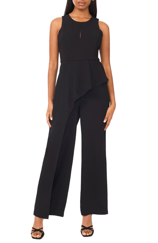 Asymmetrical Peplum Jumpsuit