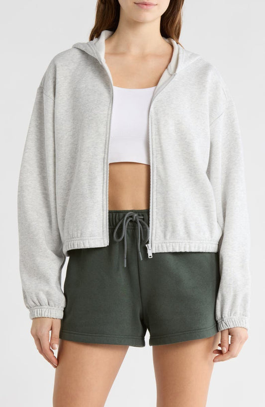 Feather Fleece Zip Hoodie