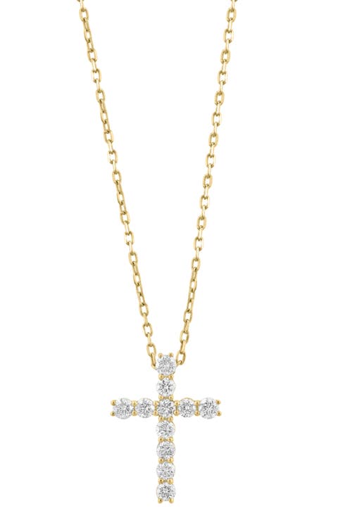 Diamond Cross Pendant Necklace