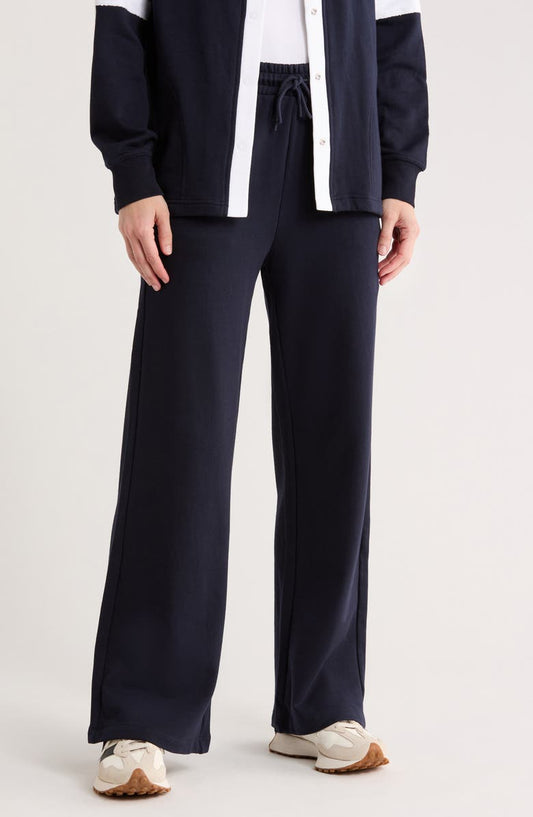 French Terry Wide Leg Pants