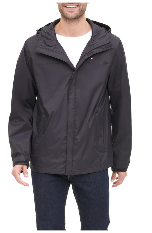 Hooded Rain Slicker Jacket