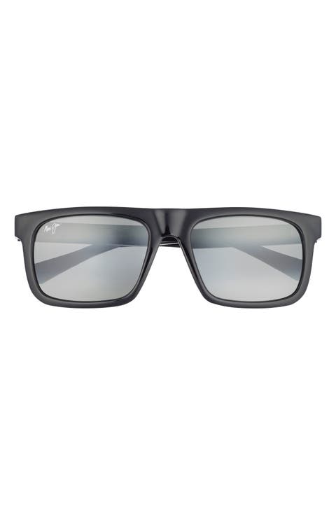 56mm Polarized Square Sunglasses