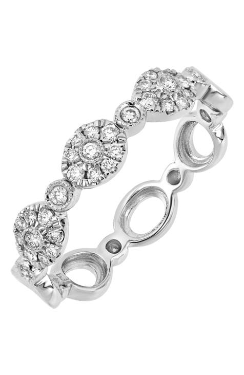 Anillo Apilable de Diamantes - 0,23ct. (Exclusivo Nordstrom)