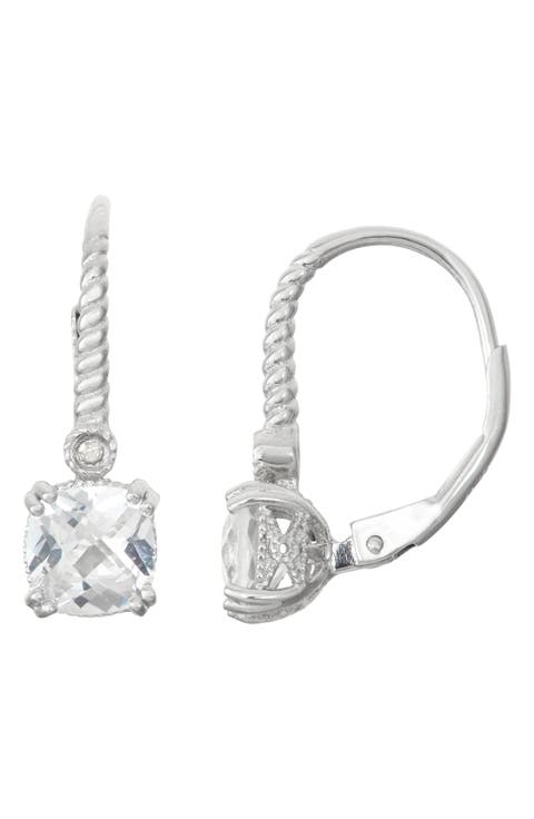 Sterling Silver & Cubic Zirconia Earrings
