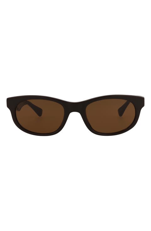 53mm Oval Sunglasses
