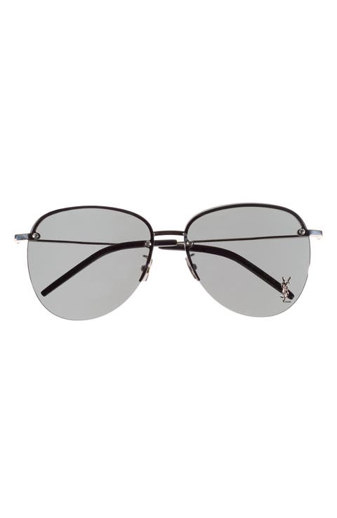 61mm Oval Sunglasses