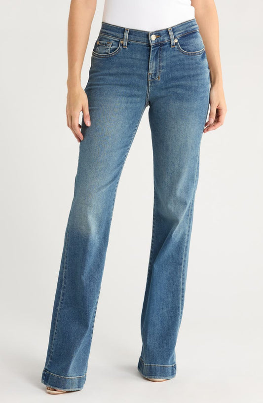 Dojo Mid Rise Flare Jeans