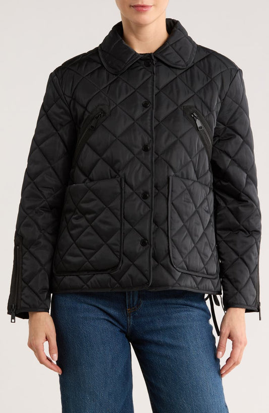 Quilted Moto Jacket