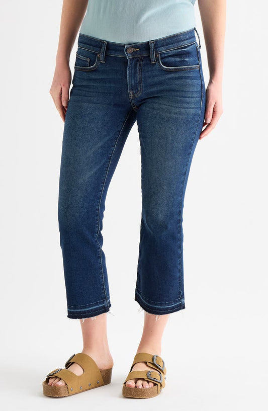 Mid Rise Sweet Kick Crop Jeans