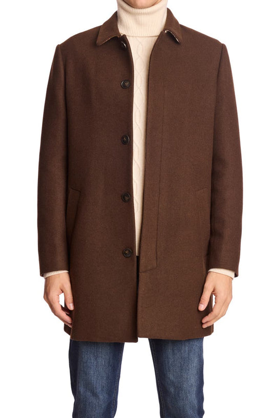 Wool Blend Topper Coat