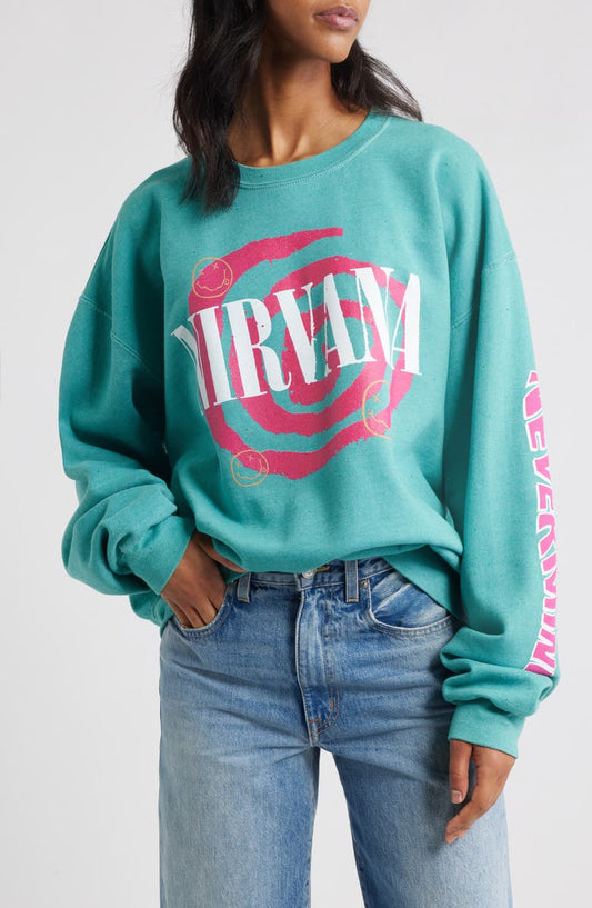Nirvana Snake Swirl Sweatshirt